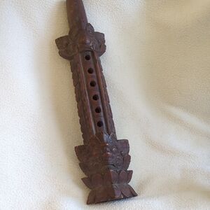 Vintage Balinese Wooden Flute.